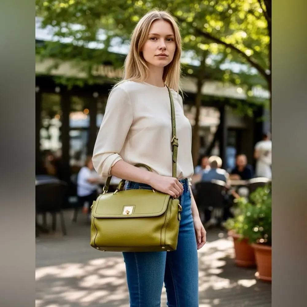 MCM leather bag